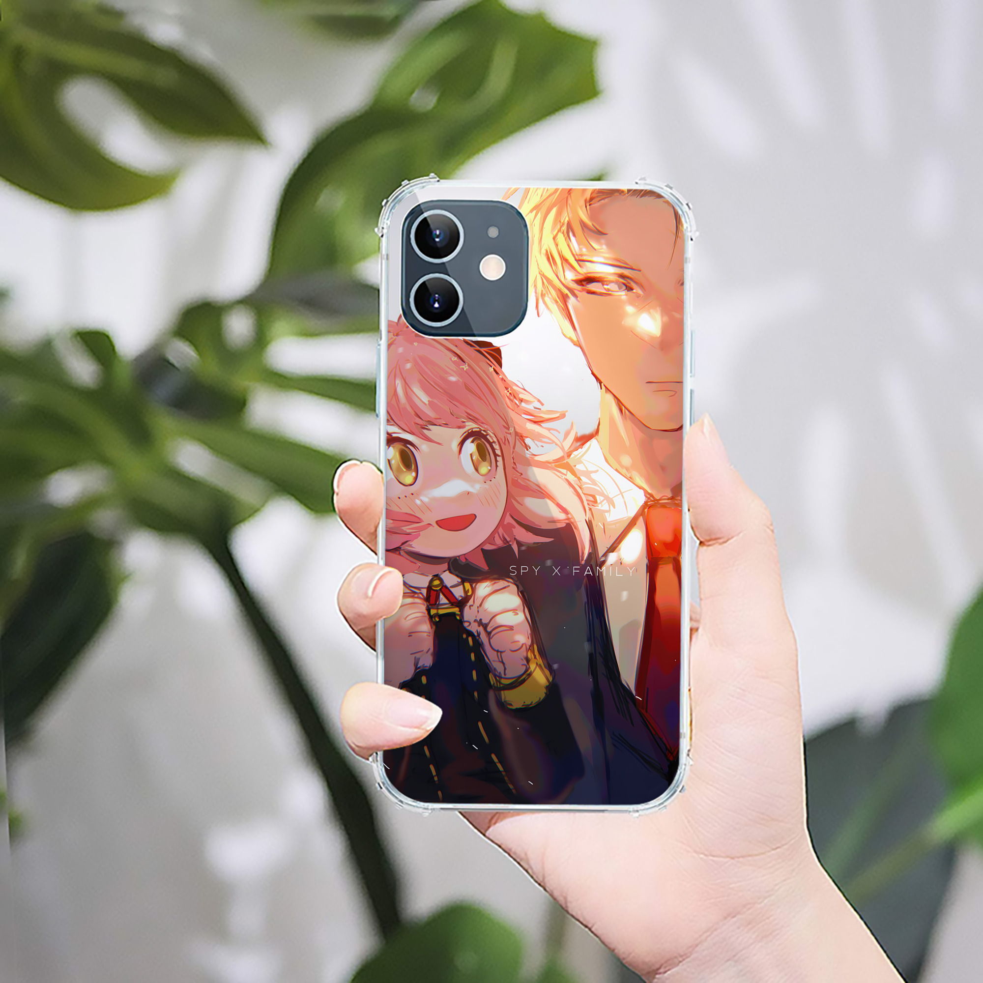 （画像用） SPY×FAMILY间谍家家酒 【iPhone 12シリーズ対応】透明スマホケース（クリアソフトケース）